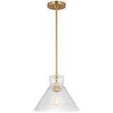 Liouet Pendant Medium Satin Brass By Visual Comfort Studio - With Light