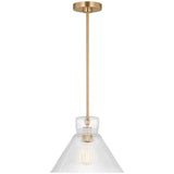 Liouet Pendant Medium Satin Brass By Visual Comfort Studio