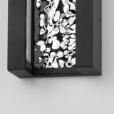 Liquid Outdoor LED Wall Sconce Medium By ET2 Detailed View