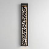 Liquid Outdoor LED Wall Sconce Medium With Light By ET2 Front View