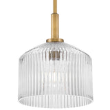 Lisette Pendant Light Lacquered Brass ?Clear By Lark Living - Detailed View