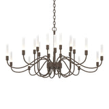 Lisse Chandelier 20 Light in Bronze by Hubbardton Forge