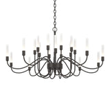 Lisse Chandelier 20 Light in Oil Rubbed Bronze by Hubbardton Forge