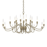 Lisse Chandelier 20 Light in Soft Gold by Hubbardton Forge