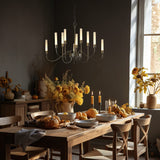 Lisse Chandelier lifestyle view by Hubbardton Forge