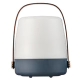 Lite-Up 2.0 Battery Table Lamp Ocean Blue By Kooduu - Back View