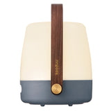 Lite-Up 2.0 Battery Table Lamp Ocean Blue By Kooduu - Side View