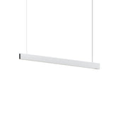 Lithe 2 Sided Linear Pendant Natural Anodized Medium By Sonneman