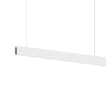 Lithe 2 Sided Linear Pendant Textured White Small By Sonneman