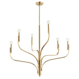 Livadia Chandelier Champagne Bronze By Kichler Front View
