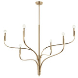 Livadia Chandelier Champagne Bronze Medium By Kichler - Front View