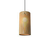 Living Hinges Narrow Drum Pendant By Accord, Color: Organic Gold, Size: Small, Medium, ,| Casa Di Luce Lighting