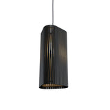 Living Hinges Narrow Pendant By Accord, Color: Organic Black, Size: Small, Medium, ,| Casa Di Luce Lighting