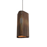 Living Hinges Narrow Pendant By Accord Lighting, Finish: American Walnut, ,| Casa Di Luce Lighting