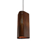Living Hinges Narrow Pendant By Accord Lighting, Finish: Imbuia, ,| Casa Di Luce Lighting