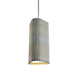 Living Hinges Narrow Pendant By Accord, Color: Organic White, Size: Small, Medium, ,| Casa Di Luce Lighting