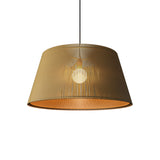 Living Hinges Taper Drum Pendant By Accord, Color: Organic Gold, Size: Small, Medium, ,| Casa Di Luce Lighting