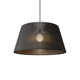 Living Hinges Taper Drum Pendant By Accord, Color: Organic Lead Grey, Size: Small, Medium, ,| Casa Di Luce Lighting