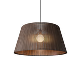 Living Hinges Taper Drum Pendant By Accord Lighting, Finish: American WalnutSize: Small, Medium, ,| Casa Di Luce Lighting