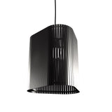 Living Hinges Wide Pendant By Accord, Color: Organic Black, ,| Casa Di Luce Lighting