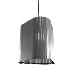 Living Hinges Wide Pendant By Accord, Color: Organic Lead Grey, ,| Casa Di Luce Lighting