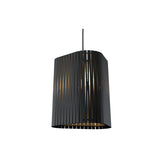 Living Hinges Wide Pendant, Finish: Charcoal, ,| Casa Di Luce Lighting