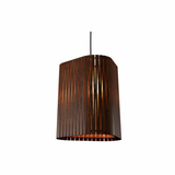 Living Hinges Wide Pendant, Finish: Imbuia, ,| Casa Di Luce Lighting