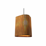 Living Hinges Wide Pendant, Finish: Louro Freijo, ,| Casa Di Luce Lighting