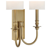 Lloyd 2 Light Sconce By Crystorama-Detailed View