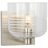 Lochdale Small Wall Sconce Brushed Nickel By Visual Comfort Studio - Side View