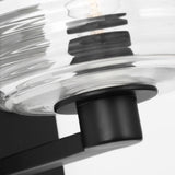 Lochdale Small Wall Sconce Midnight Black By Visual Comfort Studio - Detaield View1