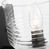 Lochdale Small Wall Sconce Midnight Black By Visual Comfort Studio - Detailed View2