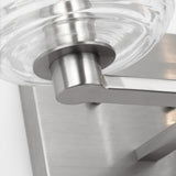 Lochdale Vanity Light 2 Lights Brushed Nickel By Visual Comfort Studio - Detailed View1