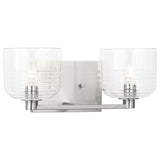 Lochdale Vanity Light 2 Lights Brushed Nickel By Visual Comfort Studio - Side View1