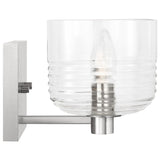 Lochdale Vanity Light 2 Lights Brushed Nickel By Visual Comfort Studio = Side View2