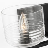 Lochdale Vanity Light 2 Lights Midnight Black By Visual Comfort Studio - Detailed View1