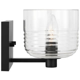 Lochdale Vanity Light 2 Lights Midnight Black By Visual Comfort Studio - Side View1