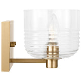 Lochdale Vanity Light 2 Lights Satin Brass By Visual Comfort Studio - Side View1
