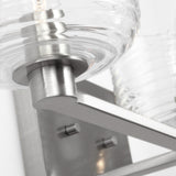 Lochdale Vanity Light 3 Lights Brushed Nickel By Visual Comfort Studio - Detailed View1