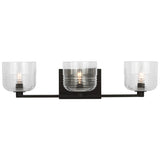 Lochdale Vanity Light 3 Lights Midnight Black By Visual Comfort Studio