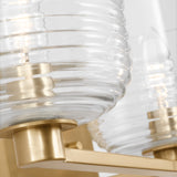 Lochdale Vanity Light 3 Lights Satin Brass By Visual Comfort Studio - Detailed View1