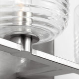 Lochdale Vanity Light 4 Lights Brushed Nickel By Visual Comfort Studio - Detailed View