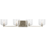 Lochdale Vanity Light 4 Lights Brushed Nickel By Visual Comfort Studio