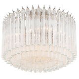 Lofton Semi Flush Polished Nickel By Crystrorama - Detailed View
