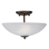 Logan Semi-Flush Mount Black by Maxim Lighting