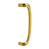 Logo Door Pull Large in HPS Zirconium Gold by Colombo Design