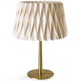 Lola Table Lamp Ivory White Gold By LZF Lamps