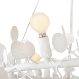 Lolli Chandelier Textured Plaster By Lark Living - Detailed View2