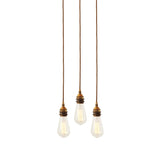Lome Cluster - Antique Brass