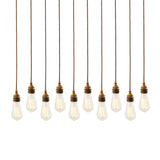 Lome Cluster - Antique Brass